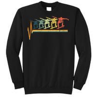 Skateboard Skater Heartbeat Love Sweatshirt