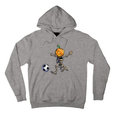 Soccer Skeleton Halloween Boy Soccer Halloween Tall Hoodie