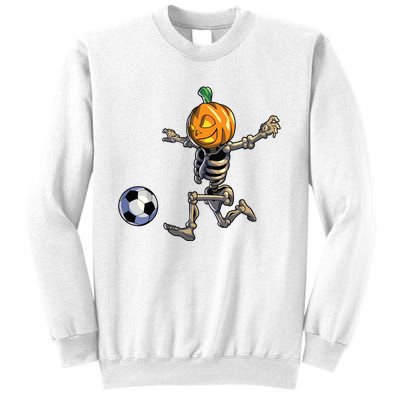 Soccer Skeleton Halloween Boy Soccer Halloween Sweatshirt