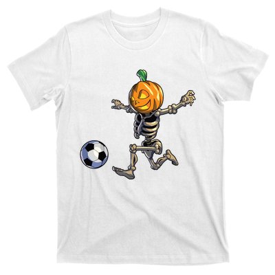 Soccer Skeleton Halloween Boy Soccer Halloween T-Shirt