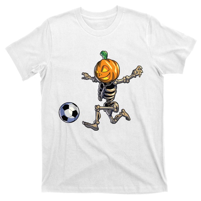 Soccer Skeleton Halloween Boy Soccer Halloween T-Shirt