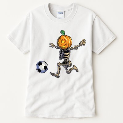 Soccer Skeleton Halloween Boy Soccer Halloween Tall T-Shirt