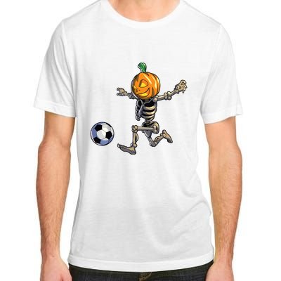 Soccer Skeleton Halloween Boy Soccer Halloween Adult ChromaSoft Performance T-Shirt