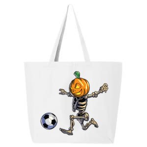 Soccer Skeleton Halloween Boy Soccer Halloween 25L Jumbo Tote