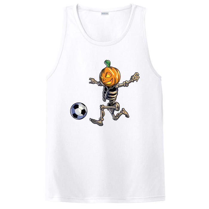 Soccer Skeleton Halloween Boy Soccer Halloween PosiCharge Competitor Tank