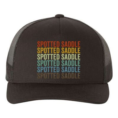 Spotted Saddle Horse Retro Yupoong Adult 5-Panel Trucker Hat