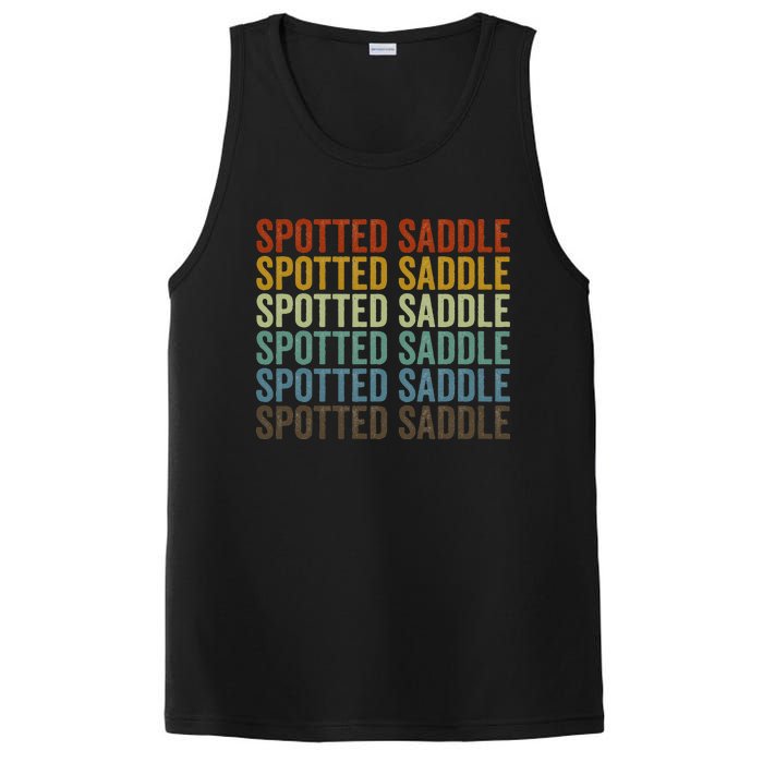 Spotted Saddle Horse Retro PosiCharge Competitor Tank