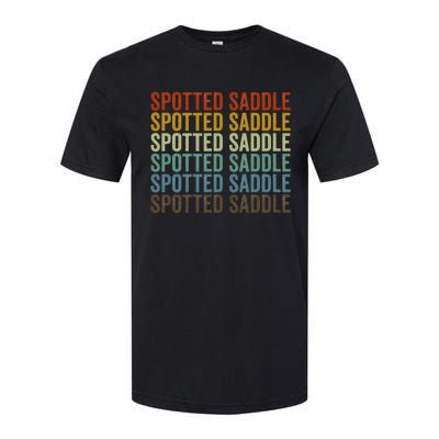 Spotted Saddle Horse Retro Softstyle® CVC T-Shirt