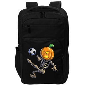 Soccer Skeleton Halloween Boy Soccer Halloween Impact Tech Backpack