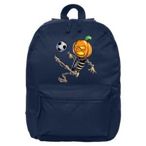 Soccer Skeleton Halloween Boy Soccer Halloween 16 in Basic Backpack