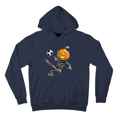 Soccer Skeleton Halloween Boy Soccer Halloween Tall Hoodie