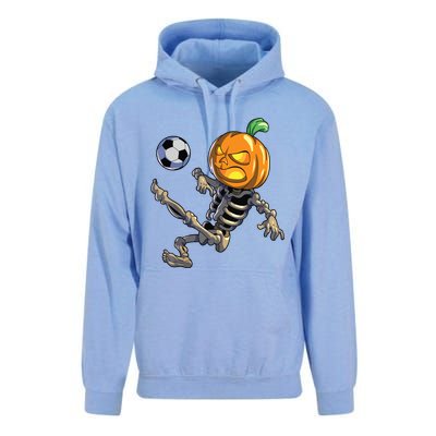 Soccer Skeleton Halloween Boy Soccer Halloween Unisex Surf Hoodie