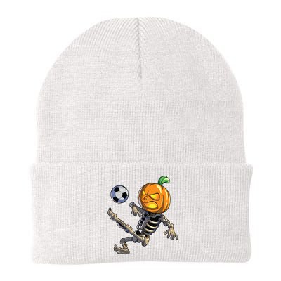 Soccer Skeleton Halloween Boy Soccer Halloween Knit Cap Winter Beanie