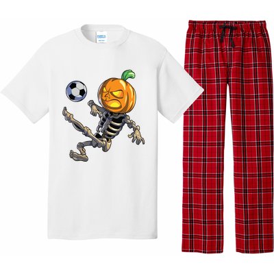 Soccer Skeleton Halloween Boy Soccer Halloween Pajama Set