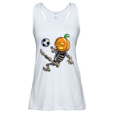 Soccer Skeleton Halloween Boy Soccer Halloween Ladies Essential Flowy Tank