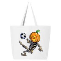 Soccer Skeleton Halloween Boy Soccer Halloween 25L Jumbo Tote