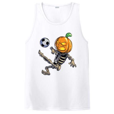 Soccer Skeleton Halloween Boy Soccer Halloween PosiCharge Competitor Tank