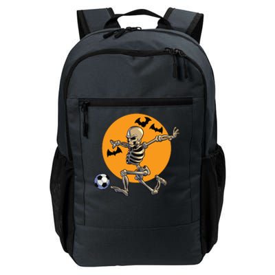 Soccer Skeleton Halloween Boy Soccer Player Halloween Daily Commute Backpack