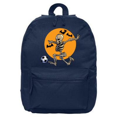 Soccer Skeleton Halloween Boy Soccer Player Halloween 16 in Basic Backpack