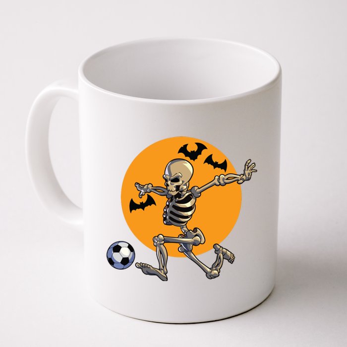 Soccer Skeleton Halloween Boy Soccer Player Halloween Coffee Mug