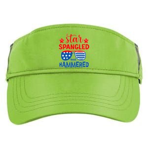 Star Spangled Hammered Gift Adult Drive Performance Visor