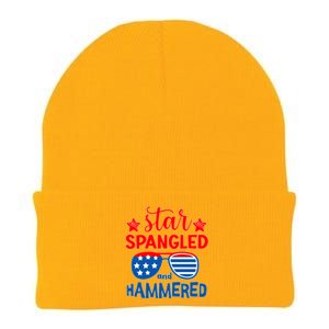 Star Spangled Hammered Gift Knit Cap Winter Beanie