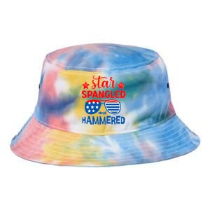 Star Spangled Hammered Gift Tie Dye Newport Bucket Hat