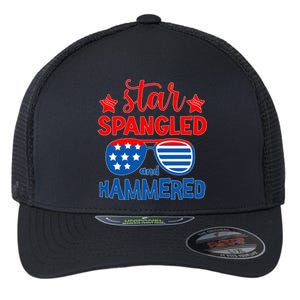 Star Spangled Hammered Gift Flexfit Unipanel Trucker Cap