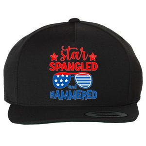 Star Spangled Hammered Gift Wool Snapback Cap