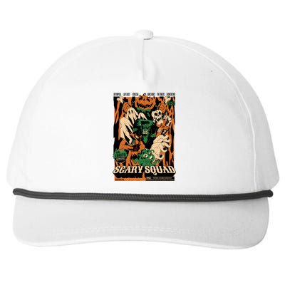 Scary Squad Halloween Snapback Five-Panel Rope Hat