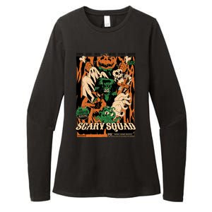 Scary Squad Halloween Womens CVC Long Sleeve Shirt