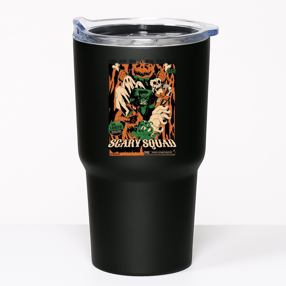 Scary Squad Halloween Tumbler