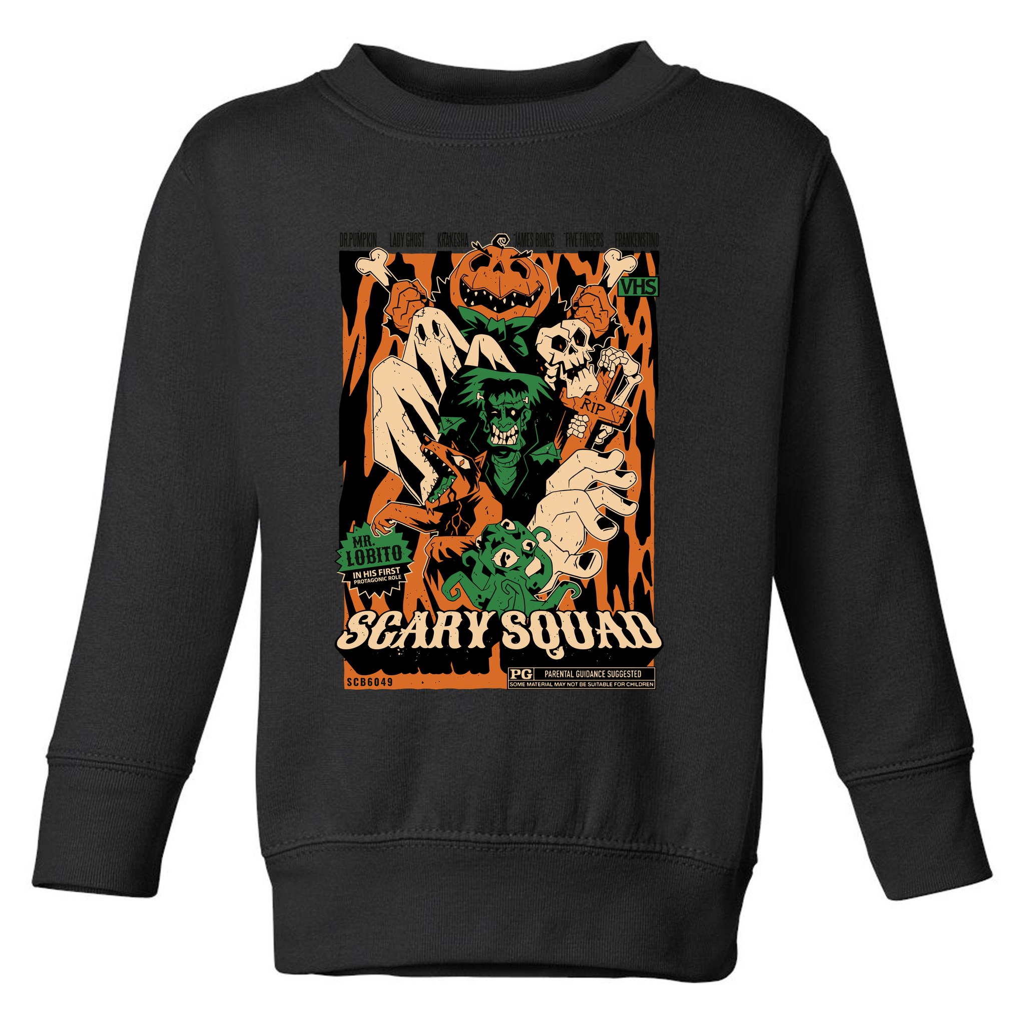 Scary Squad Halloween Toddler Sweatshirt
