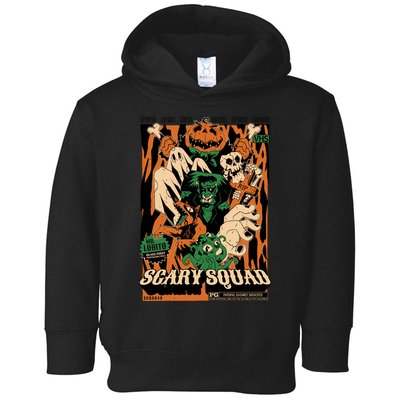 Scary Squad Halloween Toddler Hoodie