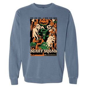 Scary Squad Halloween Garment-Dyed Sweatshirt