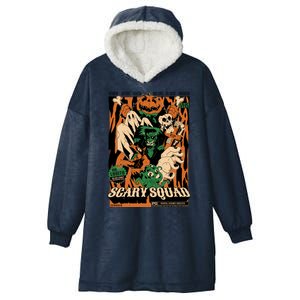 Scary Squad Halloween Hooded Wearable Blanket