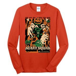 Scary Squad Halloween Tall Long Sleeve T-Shirt