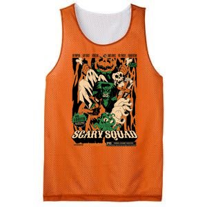 Scary Squad Halloween Mesh Reversible Basketball Jersey Tank