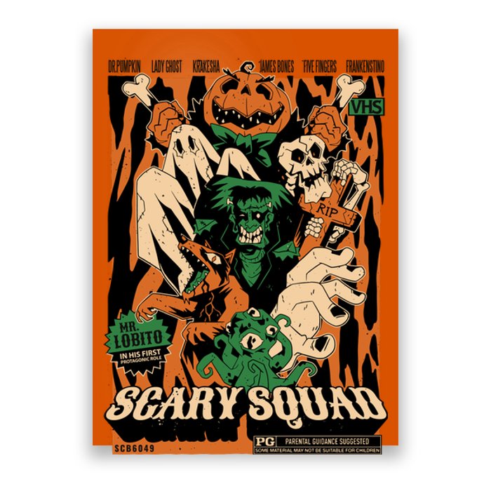 Scary Squad Halloween Poster