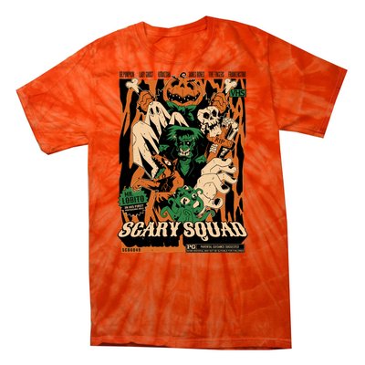 Scary Squad Halloween Tie-Dye T-Shirt