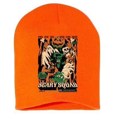 Scary Squad Halloween Short Acrylic Beanie