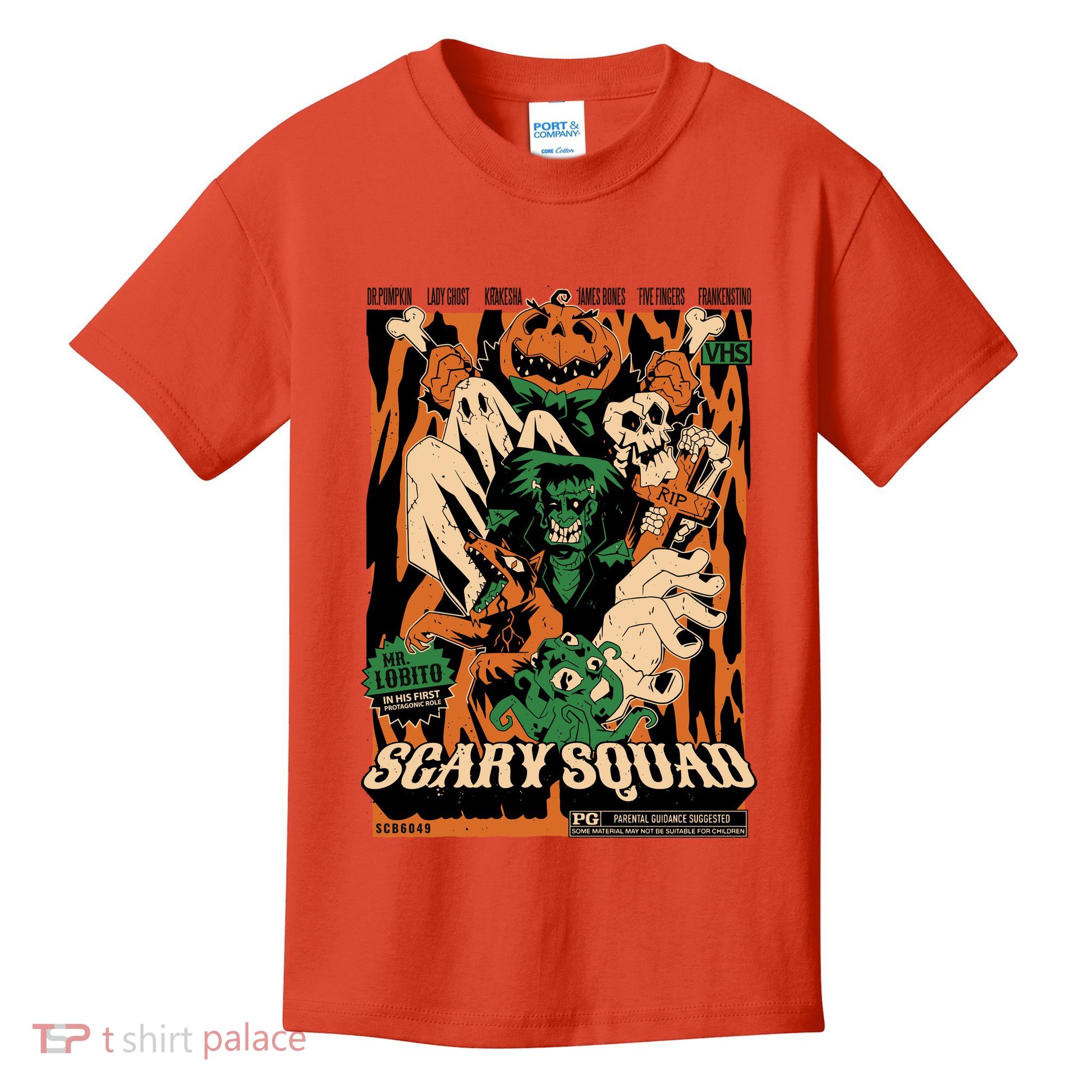 Scary Squad Halloween Kids T-Shirt