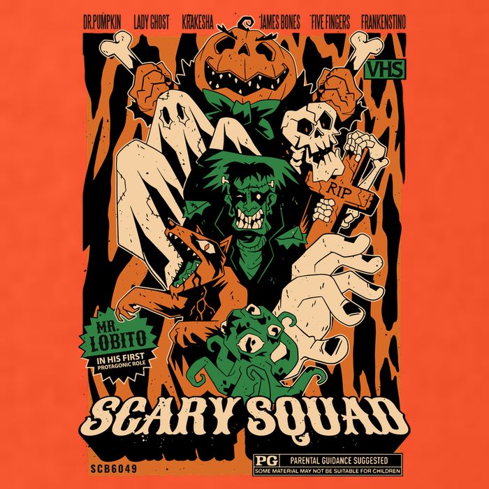 Scary Squad Halloween Kids T-Shirt