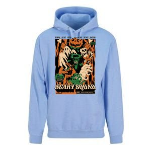 Scary Squad Halloween Unisex Surf Hoodie