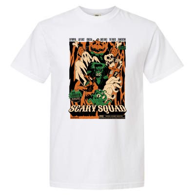 Scary Squad Halloween Garment-Dyed Heavyweight T-Shirt