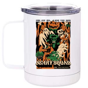 Scary Squad Halloween 12 oz Stainless Steel Tumbler Cup