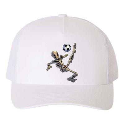 Soccer Skeleton Halloween Boy Soccer Player Halloween Yupoong Adult 5-Panel Trucker Hat