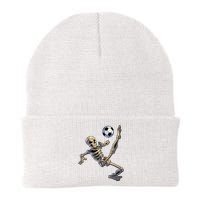 Soccer Skeleton Halloween Boy Soccer Player Halloween Knit Cap Winter Beanie