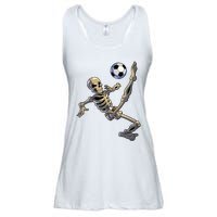 Soccer Skeleton Halloween Boy Soccer Player Halloween Ladies Essential Flowy Tank