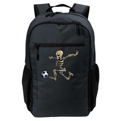 Soccer Skeleton Halloween Boy Soccer Player Halloween Daily Commute Backpack